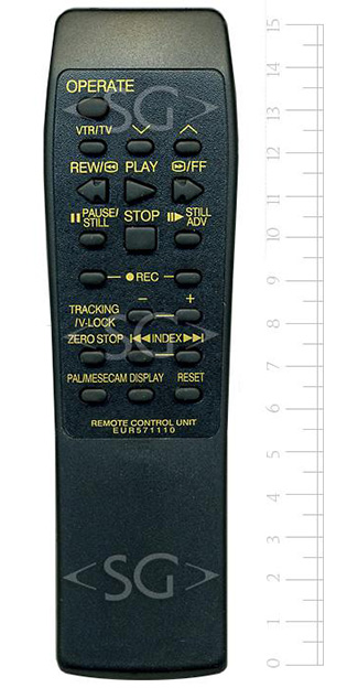 Пульт дистанционного управления для PANASONIC EUR571110 vcr